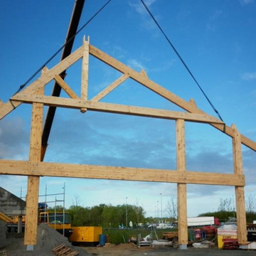 Construction de charpente traditionnelle dans le Gers