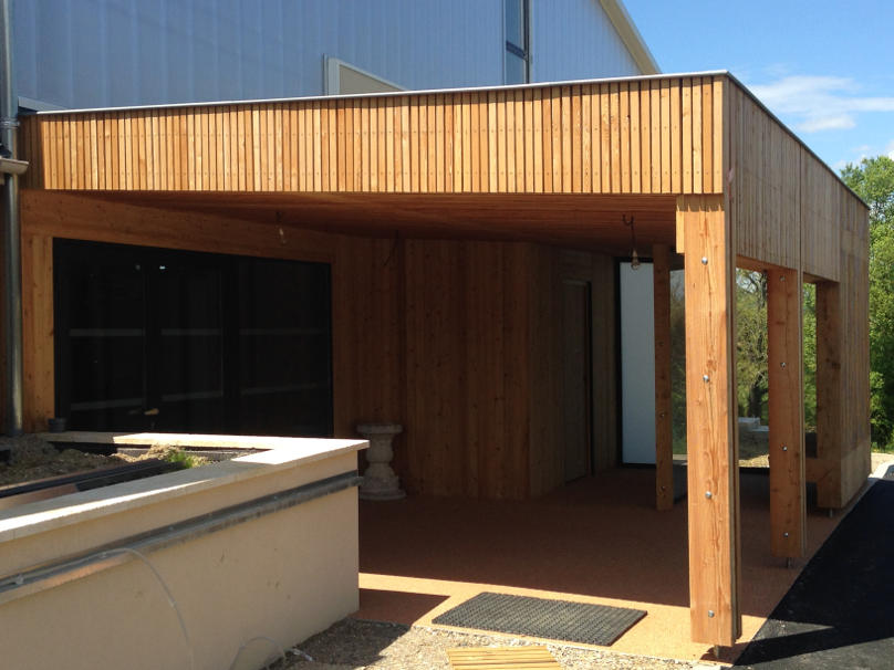 Réalisation d&rsquo;une extension bois à la salle de basket à Réjaumont