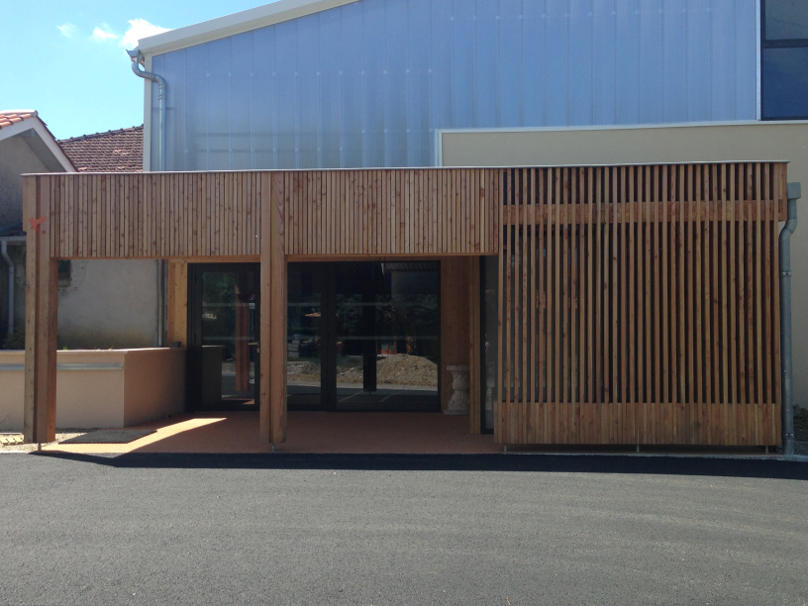 Réalisation d&rsquo;une extension bois à la salle de basket à Réjaumont